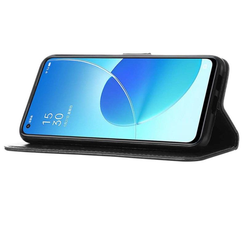 Flip Cover Oppo Reno 6 5G Sommerfugle Design