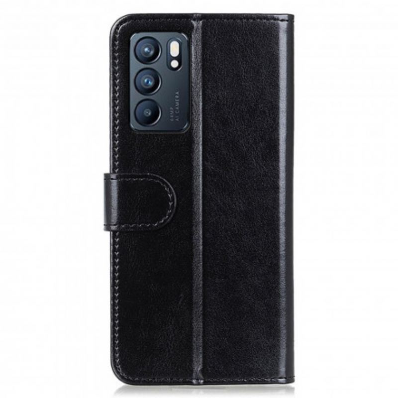 Læder Cover Oppo Reno 6 5G Frossen Finesse