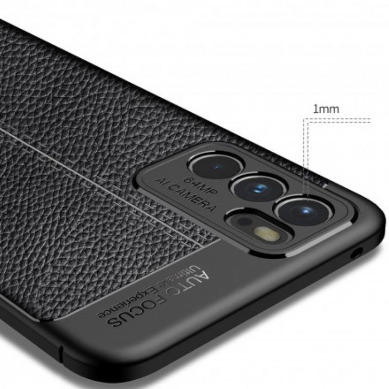 Mobilcover Oppo Reno 6 5G Litchi Lædereffekt