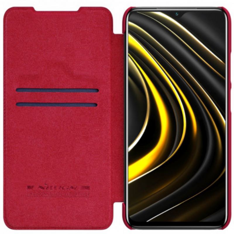 Cover Poco M3 Flip Cover Nillkin Qin-serien