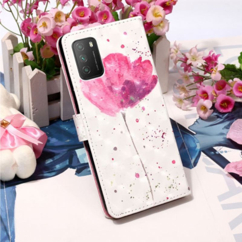 Flip Cover Poco M3 Akvarel Valmue