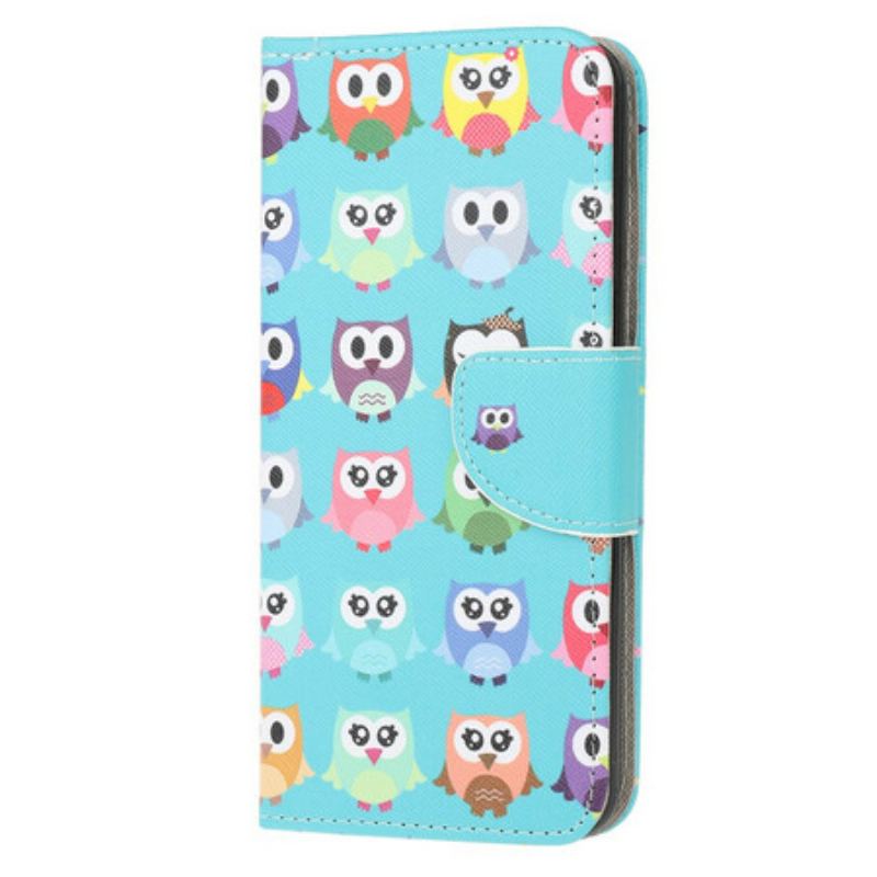 Flip Cover Poco M3 Flere Ugler