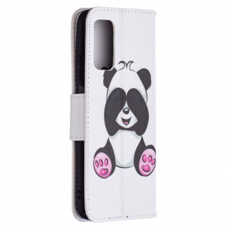 Flip Cover Poco M3 Panda Sjov