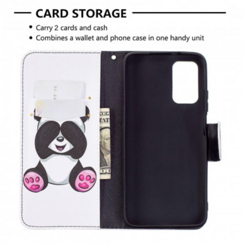 Flip Cover Poco M3 Panda Sjov