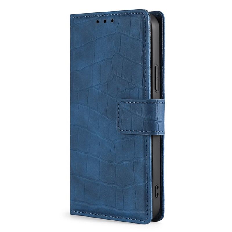 Flip Cover Realme GT2 Pro Krokodillehudseffekt