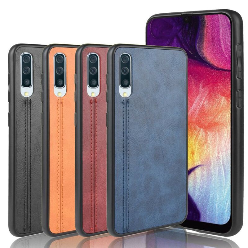 Cover Samsung Galaxy A50 Couture Lædereffekt