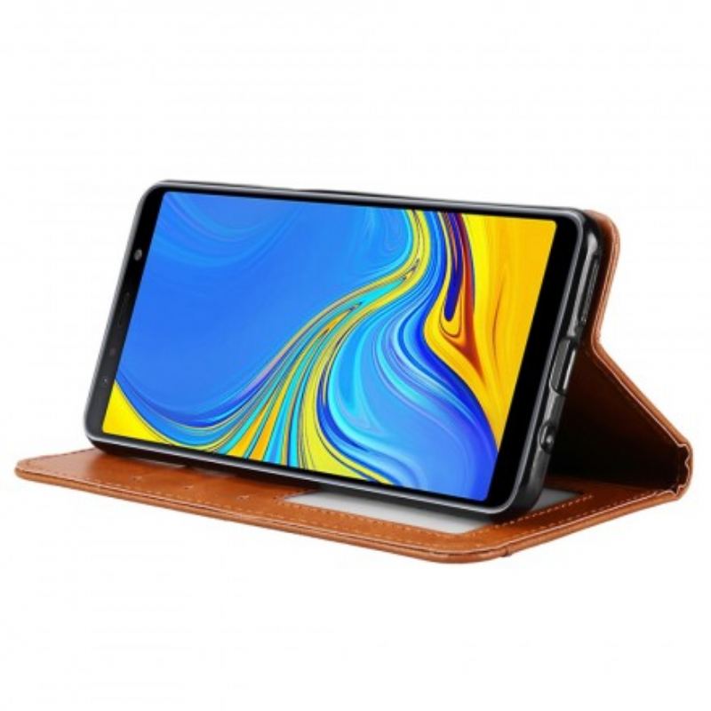 Cover Samsung Galaxy A50 Flip Cover Kortholder I Imiteret Læder