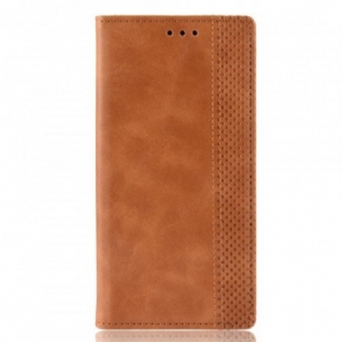 Cover Samsung Galaxy A50 Flip Cover Stiliseret Vintage Lædereffekt