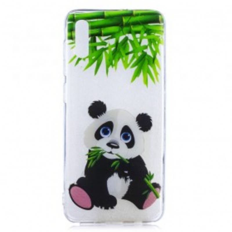 Cover Samsung Galaxy A50 Sømløs Panda Eat