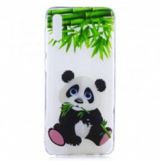 Cover Samsung Galaxy A50 Sømløs Panda Eat