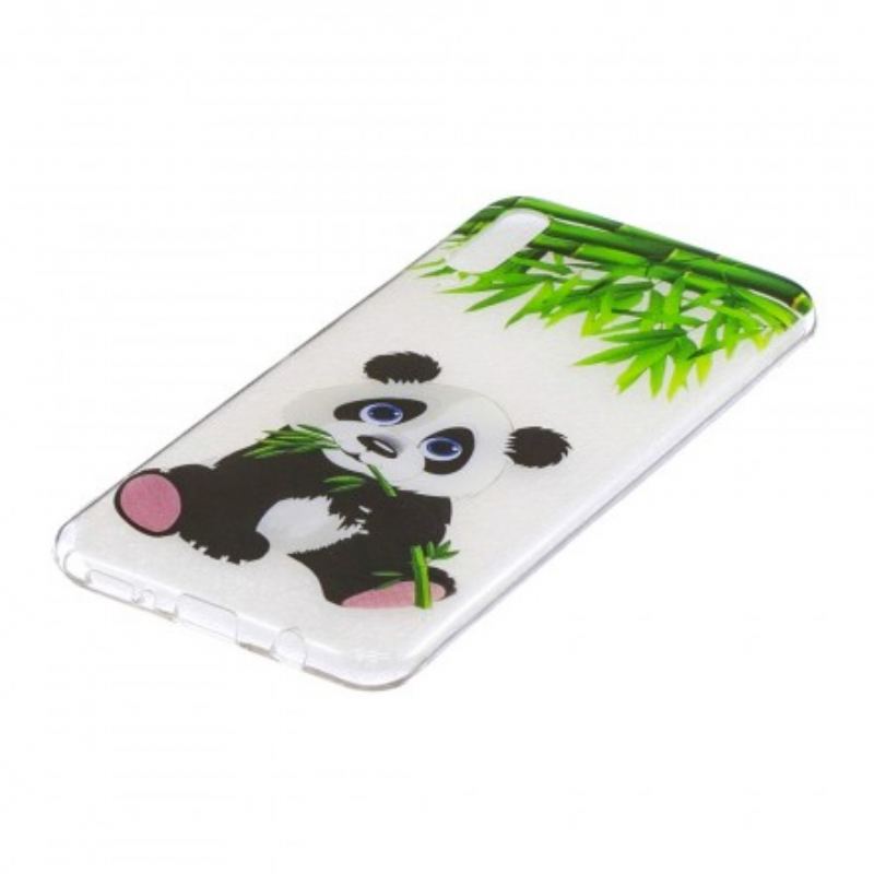 Cover Samsung Galaxy A50 Sømløs Panda Eat