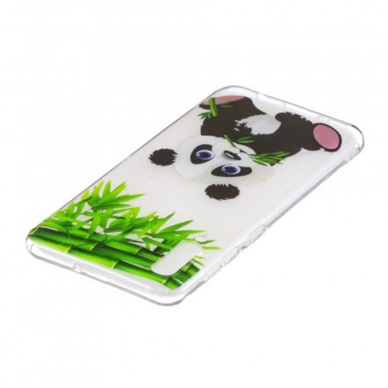 Cover Samsung Galaxy A50 Sømløs Panda Eat