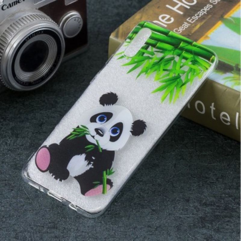 Cover Samsung Galaxy A50 Sømløs Panda Eat