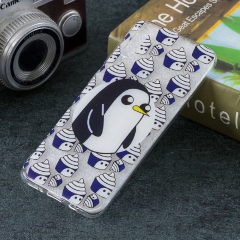 Cover Samsung Galaxy A50 Sømløse Pingviner