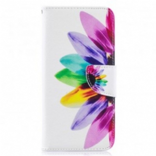 Flip Cover Samsung Galaxy A50 Akvarel Blomst