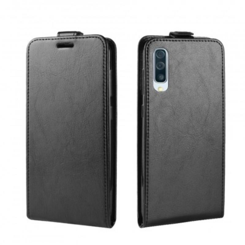 Flip Cover Samsung Galaxy A50 Læder Cover Foldende Lædereffekt