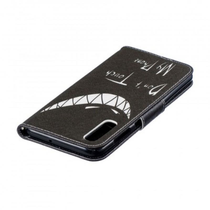 Læder Cover Samsung Galaxy A50 Djævelens Telefon