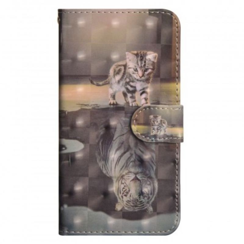 Læder Cover Samsung Galaxy A50 Ernest The Tiger