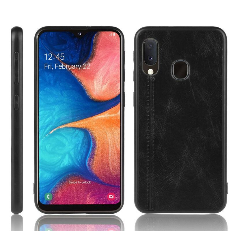 Cover Samsung Galaxy A20e Couture Lædereffekt