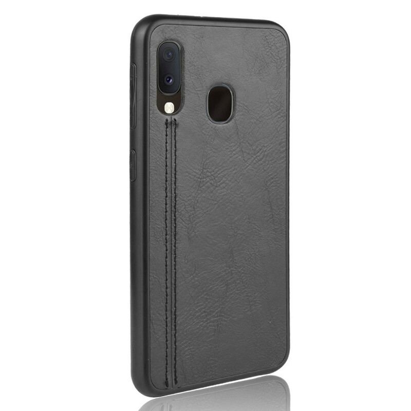 Cover Samsung Galaxy A20e Couture Lædereffekt