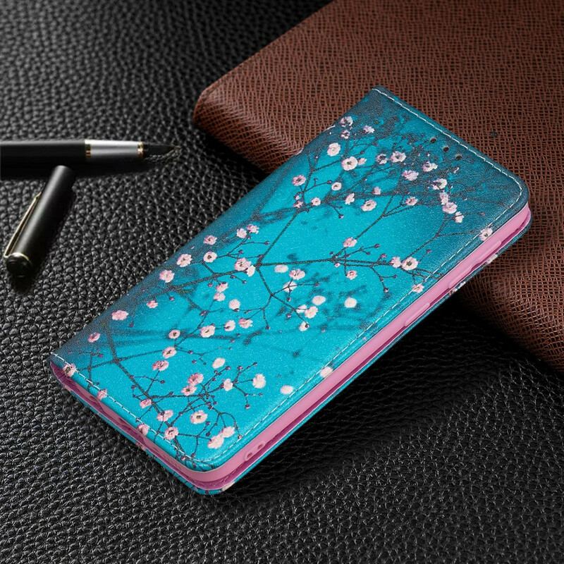 Cover Samsung Galaxy A20e Flip Cover Blomstrende Grene