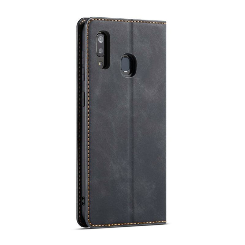 Cover Samsung Galaxy A20e Flip Cover Forwenw Lædereffekt