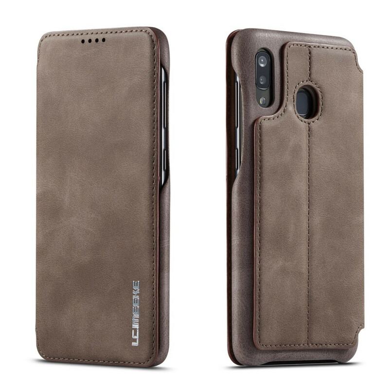 Cover Samsung Galaxy A20e Flip Cover Lc.imeeke Lædereffekt