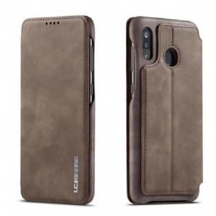 Cover Samsung Galaxy A20e Flip Cover Lc.imeeke Lædereffekt