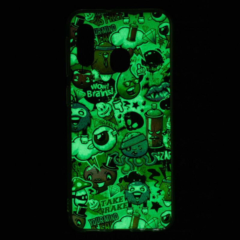 Cover Samsung Galaxy A20e Fluorescerende Galskab