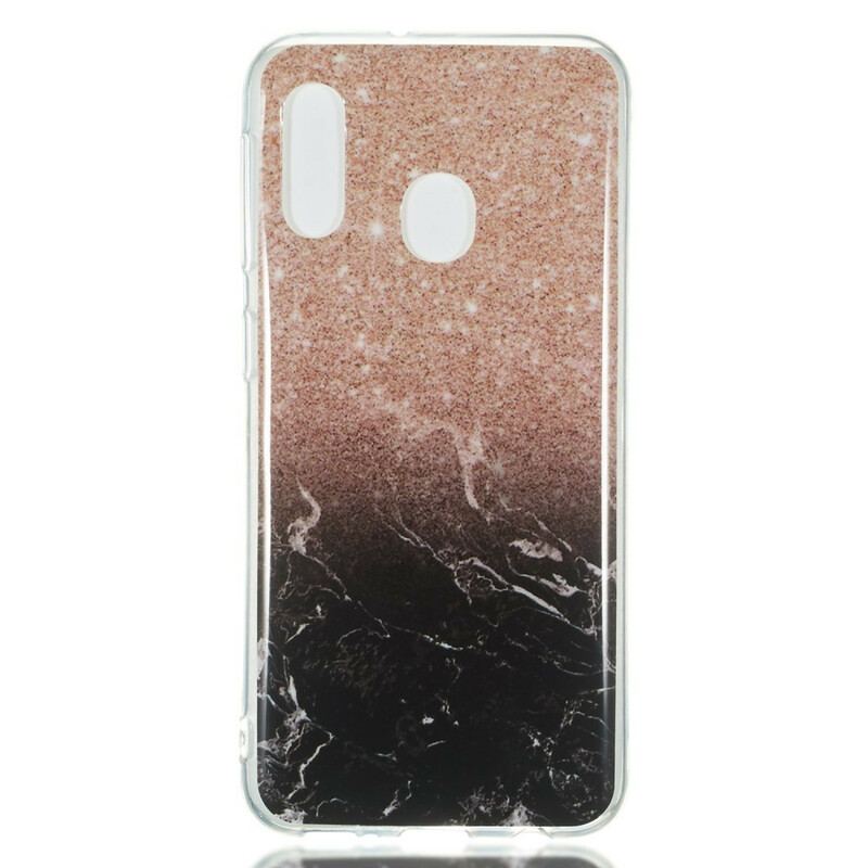 Cover Samsung Galaxy A20e Glitter Marmor