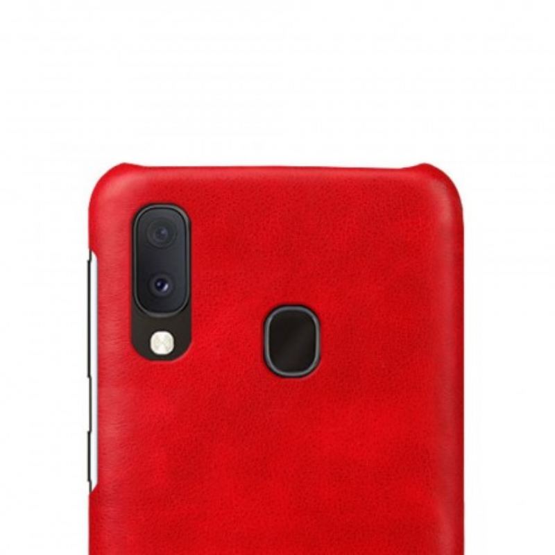 Cover Samsung Galaxy A20e Litchi Performance Lædereffekt