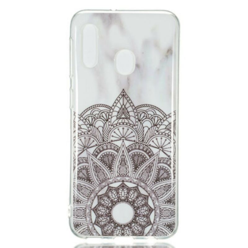 Cover Samsung Galaxy A20e Marmoreret Mandala