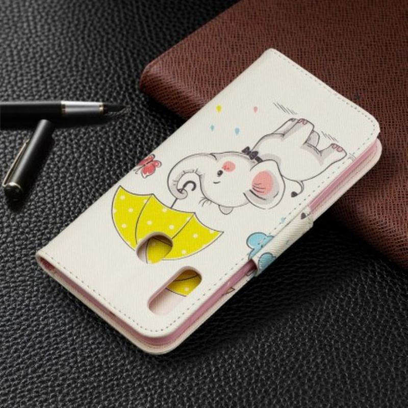 Flip Cover Samsung Galaxy A20e Baby Elefant