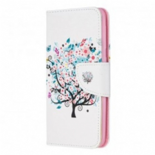 Flip Cover Samsung Galaxy A20e Blomstret Træ