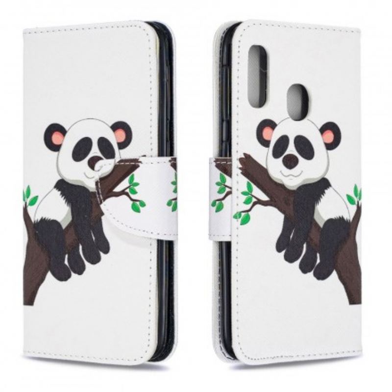 Flip Cover Samsung Galaxy A20e Dovne Panda