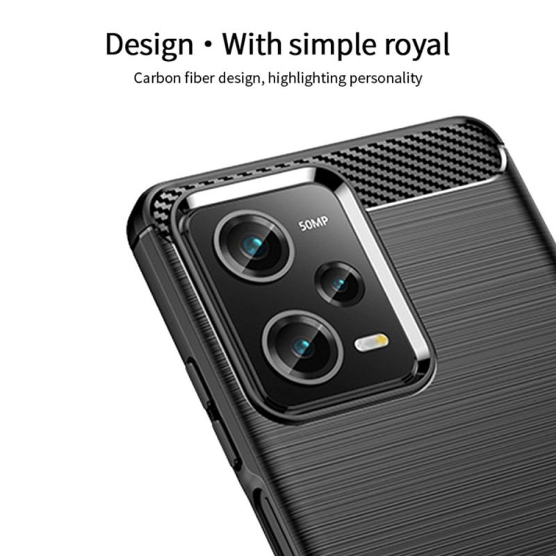 Cover Xiaomi Redmi Note 12 Pro Plus Børstet Kulfiber