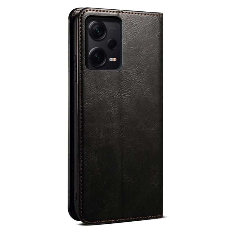 Cover Xiaomi Redmi Note 12 Pro Plus Flip Cover Voksbehandlet Kunstlæder