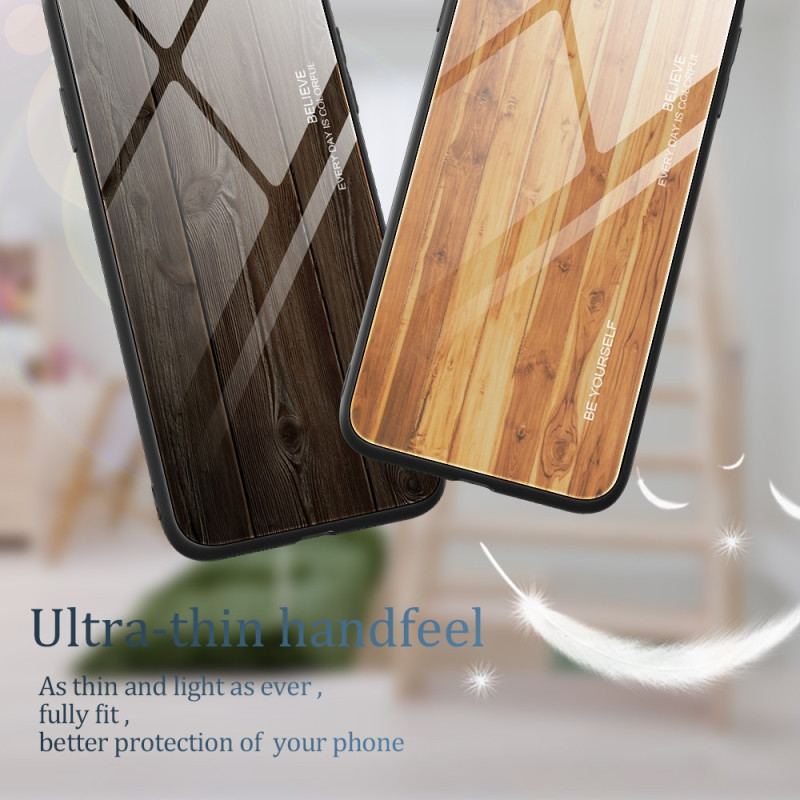 Cover Xiaomi Redmi Note 12 Pro Plus Trædesign Hærdet Glas