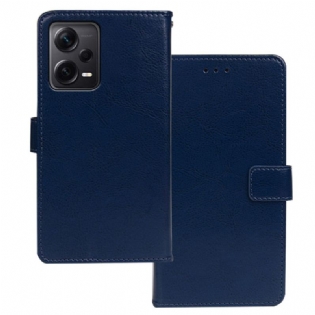 Flip Cover Xiaomi Redmi Note 12 Pro Plus Imiteret Læder Idewei