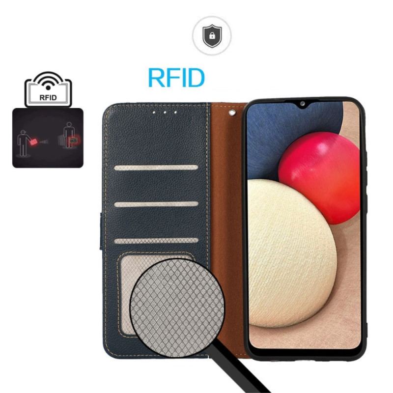 Flip Cover Xiaomi Redmi Note 12 Pro Plus Lychee Style Rfid Khazneh