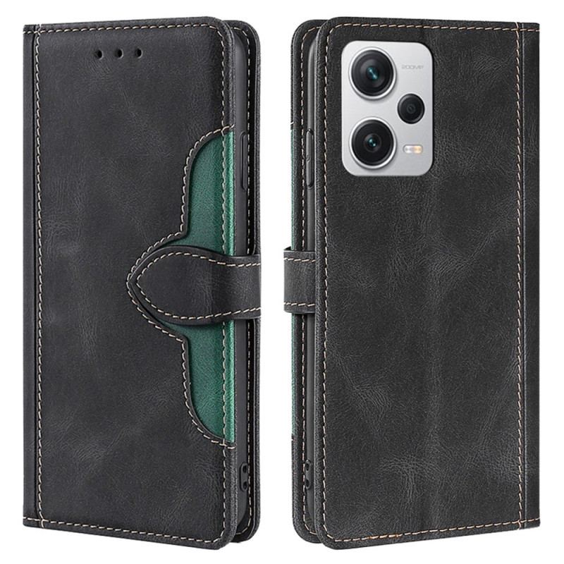 Flip Cover Xiaomi Redmi Note 12 Pro Plus Tofarvet Blomster