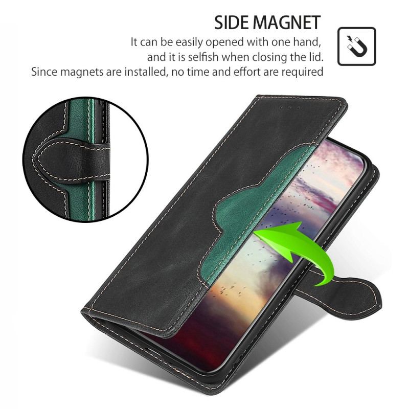 Flip Cover Xiaomi Redmi Note 12 Pro Plus Tofarvet Blomster