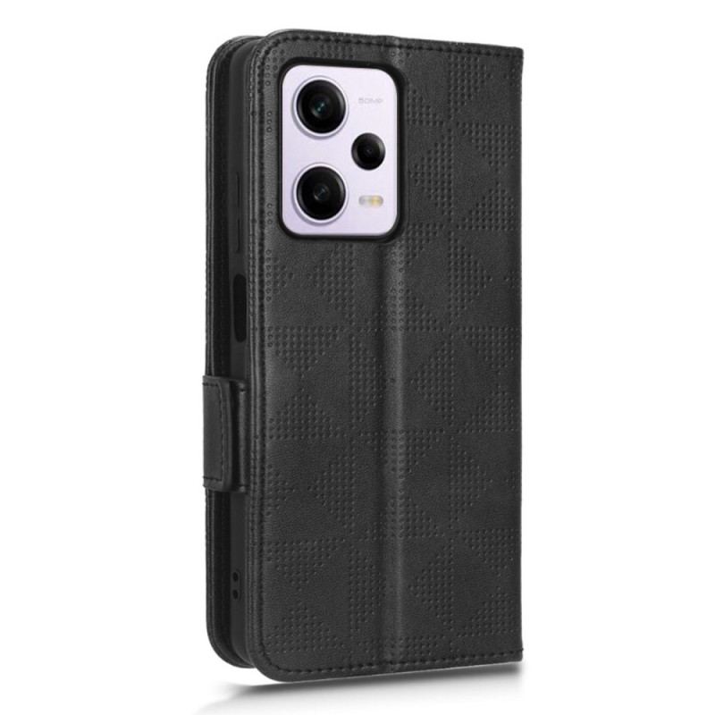 Flip Cover Xiaomi Redmi Note 12 Pro Plus Trekanter Med Snor