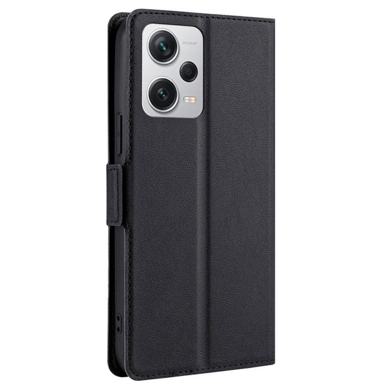 Læder Cover Xiaomi Redmi Note 12 Pro Plus Ultra Fint Kunstlæder