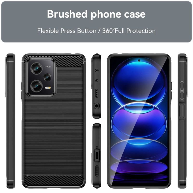 Cover Poco X5 Pro 5G Børstet Kulfiber