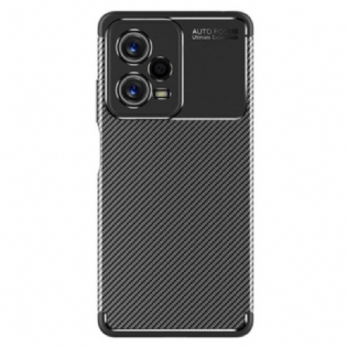 Cover Poco X5 Pro 5G Fleksibel Kulfibertekstur