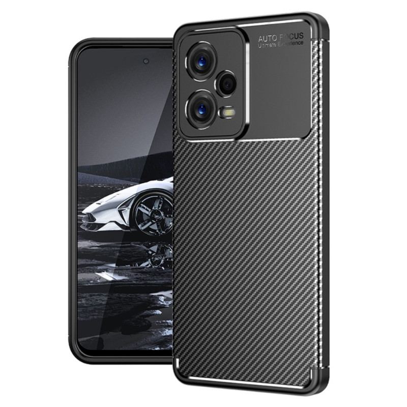 Cover Poco X5 Pro 5G Fleksibel Kulfibertekstur