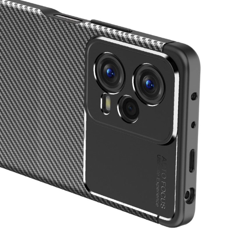 Cover Poco X5 Pro 5G Fleksibel Kulfibertekstur