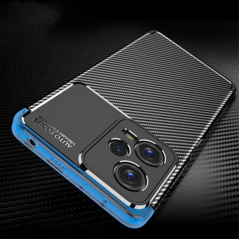 Cover Poco X5 Pro 5G Fleksibel Kulfibertekstur