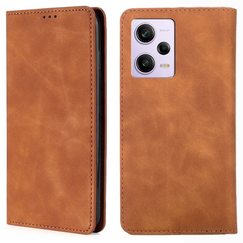 Cover Poco X5 Pro 5G Flip Cover Vintage Serie